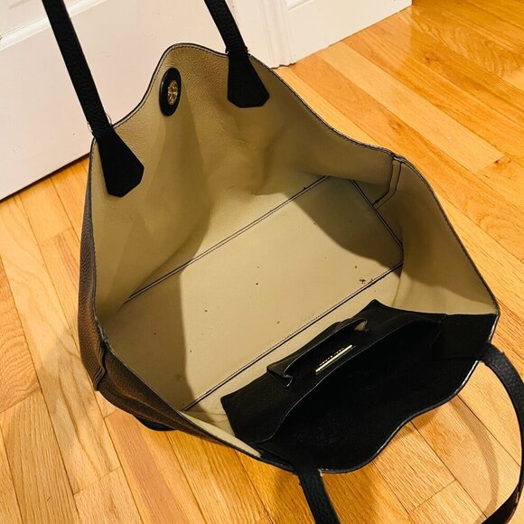 Tory Burch Pebble Leather Tote Bag - Picture 8 of 16